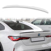 BMW 4 Series G22 (2021-2023) Alpine White M4 Style ABS Boot Spoiler