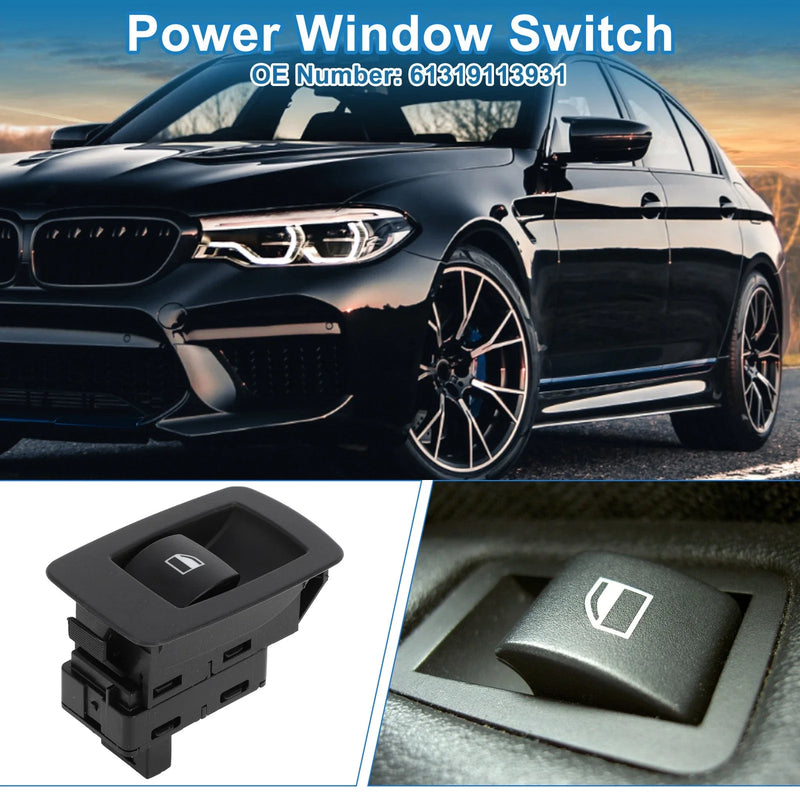 BMW 528i 535i xDrive M5 Passenger Side Power Window Switch