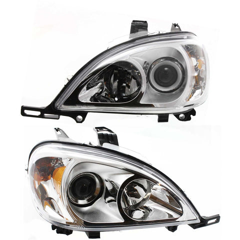 Halogen Headlight Set For 2003-2005 Mercedes Benz ML350