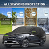 Mercedes-Benz GLC 2015-2023 with Zipper Waterproof 210D-PU Car Cover
