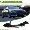 BMW F07 Front Left - Silver Tone Black Exterior Door Handle