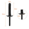 Jeep Wrangler 50 x Plastic Rivet Bumper Fastener Clips (2007-2018)
