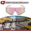 Motorcycle Riding Goggles Pink Lens White Pink Frame Tri-Acetyl Cellulose