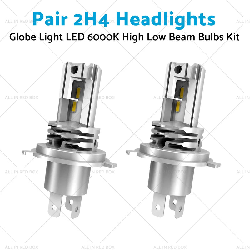 Car H4 LED Headlight Bulbs 6000K High Low Beam