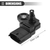 Kamaz Volvo Manifold Air Pressure Sensor (No. 874241/20524936)