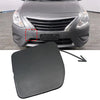 Nissan Versa Front Bumper Tow Hook Cover Cap ABS Black (2015-2016)