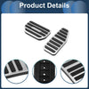 Suzuki Spacia Silver Tone Foot Accelerator Pedal Covers (2017-2023)