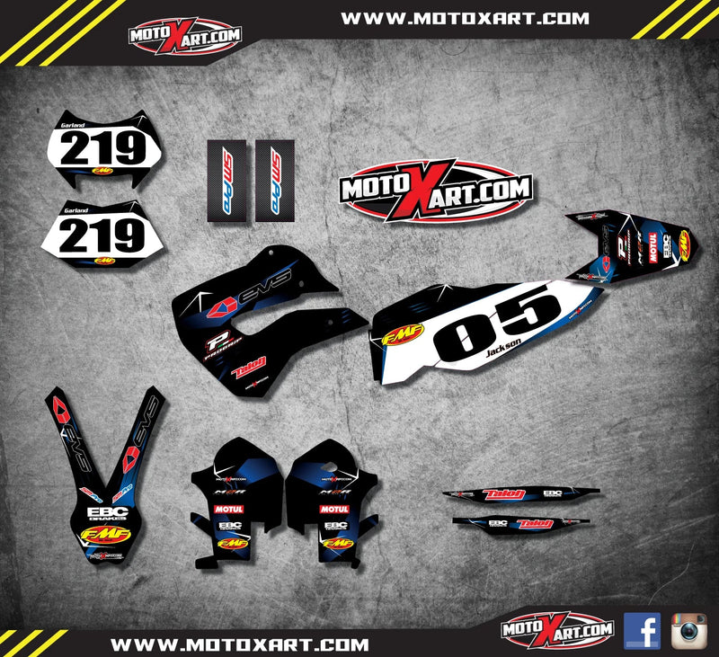 Husaberg TE 2-Stroke Custom Graphic Kit - Barbed Style (2011-2012)