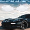 Chevrolet Corvette C6 Car Front Left Right Headlight Lens Covers (2005-2013)