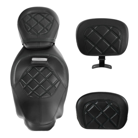 Harley Touring CVO Street Glide Driver & Passenger Seat Backrests (09-23)