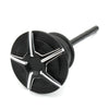 Harley Softail  1 x Black Transmission Oil Dipstick Fill Plug