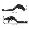 Honda 250 (2017-2021) Black Folding Brake Clutch Levers
