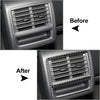 VW Golf 8 Carbon Look Rear Seat Air Vent Outlet Trim (2021-2023)