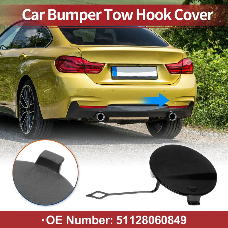 BMW 428i (2014 - 2016) Black 1 Pc Bumper Tow Hook Cover
