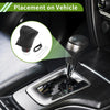 Lexus ES300h Gear Shift Knob Cover 2018-2023 Pebbled Black Faux Leather