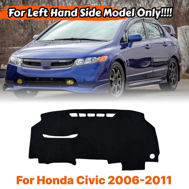 Honda Civic Non-Slip LHD Poly Carpet Dash Mat Cover (2006–2011)