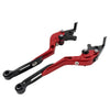 Kawasaki Z1000 ZX9R ZX6R CNC Red Extendable Brake Clutch Levers (2003-2023)