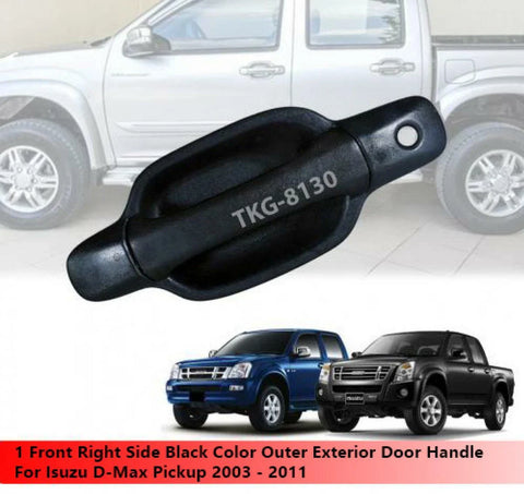 Isuzu Dmax Black Front RH Door Handle (2003-2011)