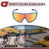 Motorcycle Riding Red Lens Black Frame UV400 Goggles