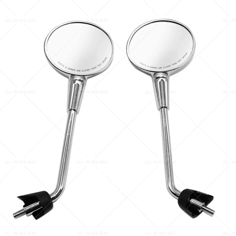 Vespa Primavera 50 125 150 Chrome Left & Right Rearview Mirrors (2014-2023)