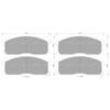 Ford Econovan RWD Van Front Disc Brake Pad Set (1984-1997)