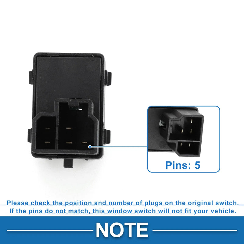 Dodge Ram 1500 2500 3500 Rear Power Window Switch (2004)