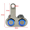 Universal Right Red Waterproof LED Switch Handlebar Mount