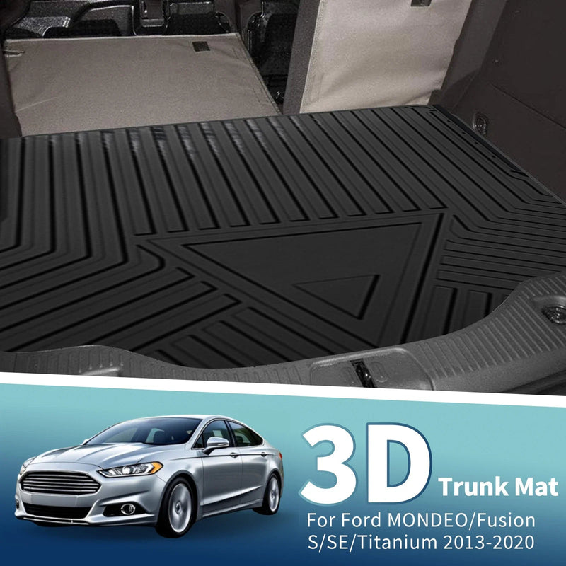 Ford Fusion (2013-2020) 1 Pc Flat Face Cargo Liner Rear Trunk Mat