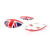 Mini Cooper R55 R56 R57 R58 Red Flag Door Handle & Glove Box Cover (2007-2013)