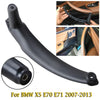 BMW E70 X5 Black Inner Door Panel Handle Pull Cover (2007-2014)