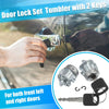 Ford F150 F250 F350 Car Door Lock Cylinder Tumbler w/Key Set (2004-2023)