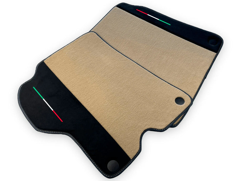 Ferrari California Convertible Beige Tailored Floor Mats (2008-2014)