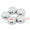 Honda GL1500 Goldwing 5Pcs Chrome Aluminum Radio Knobs (1988-2000)