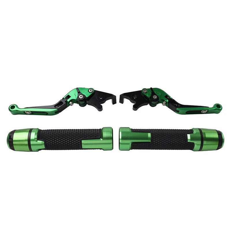 Kawasaki Ninja 250R Fold Extendable Brake Clutch Lever Grip Set (2008-2012)