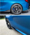 For 2016-2020 BMW F87 M2 P Style Carbon Fiber Side Skirt Splitter Lip Bodykit
