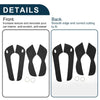 Ford Mondeo (2007-2012) Black Car Door Anti Kick Pad Sticker Protector