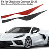 Corvette C8 Vinyl Carbon Fiber Door Armrest Side Cover Trim Set (2020-2024)