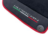 Lamborghini Huracan with Alcantara Leather & Red Trim Black Floor Mats