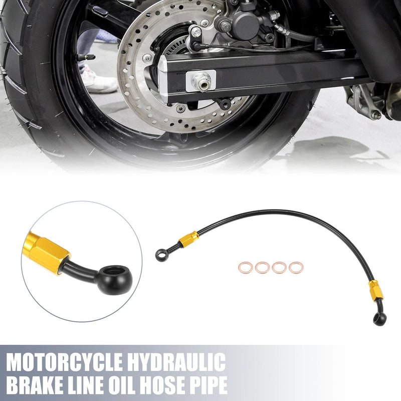 Make Model 40cm 15.75" Length 10mm ID Motorcycle Brake Line Oil Hose Pipe