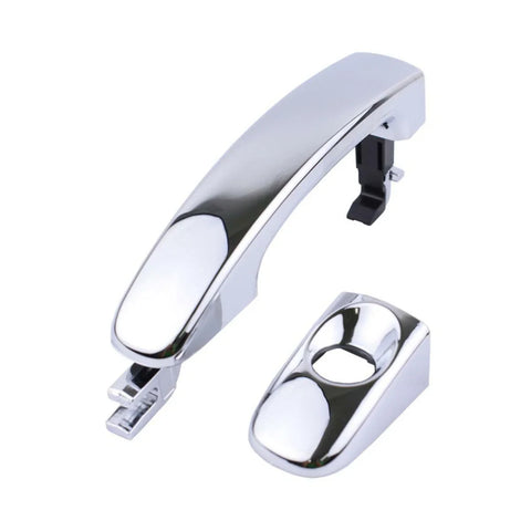 Set Exterior Door Handles Keyhole Chrome Fits Ford Ranger Mazda BT-50 2012-2018