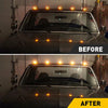 Ford F-150 5 x White Light Roof Cab Marker Clearance Covers (1980-1997)