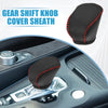 Infiniti QX50 Black Red Stitches Gear Shift Knob Cover Sheath