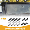 Jeep Wrangler 16 Pcs Door Pin Guides & Hinge Liners (2007-2021)