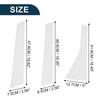 Honda Fit 6 Pcs Chrome Silver Door Pillar Trim (2009-2012)