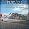 M8/M10 Motorcycle Rear View Mirrors Handlebar Mirrors Red Aluminum Alloy Plastic