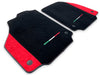 Ferrari 458 Spider with Red Alcantara Black Floor Mats (2010-2015)