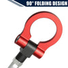 Honda Fit Red Round Front Rear Bumper Trailer Ring Eye Towing (2010-2014)