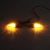 Universal 12V Motorcycle Amber Turn Signal Indicator Blinker Lamp