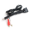 3.5mm AUX USB Female to 2 RCA Male Stereo Socket Extension Cable