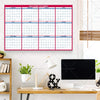 24 x 36in 2024 Dry Erase Wall Calendar Planner - Red (2024)